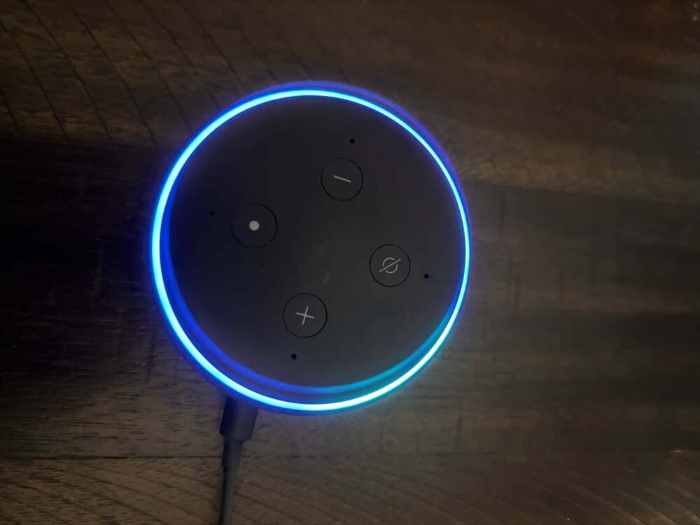 Amazon Echo Dot (3rd Generation) Smart Speaker with Alexa Charcoal Fabric